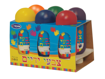 צבעי ידיים 6*150 גרם